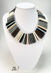 Marion Godart - Natural "Roi De La Tribu" Neutral Mix Resin Necklace
