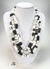 Marion Godart - Fragmental "Tephra" Neutral Mix Resin Necklace