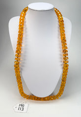 Marion Godart - Sparkle "Lingots D'or" Gold Effect Long 90cm Resin Necklace