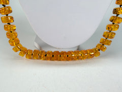 Marion Godart - Sparkle "Lingots D'or" Gold Effect Long 90cm Resin Necklace