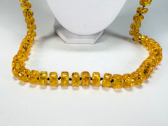 Marion Godart - Sparkle "Lingots D'or" Gold Effect Long 120cm Resin Necklace