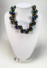 Marion Godart - Grapes "Fruité" Iridescent Resin Necklace