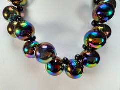Marion Godart - Grapes "Fruité" Iridescent Resin Necklace