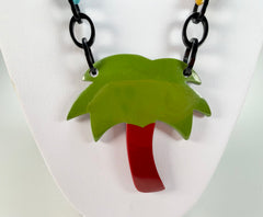Marion Godart - Natural "Dual Toucan Arbre" Resin Necklace