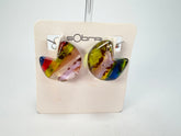 Sobral - Sobralita "Argola Itaúna" Resin Earrings ( 005379 )