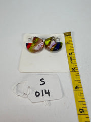 Sobral - Sobralita "Argola Itaúna" Resin Earrings ( 005379 )