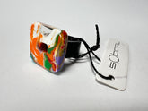 Sobral - Multi-Colour "L2 Pitágoras" Pollock Resin Ring ( 005255 ) - Size UK N / US 7