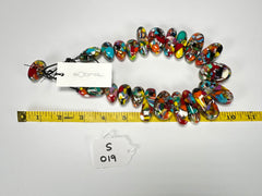 Sobral - Caillou Cristal "Monica" Resin Necklace ( 005412 )