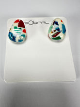 Sobral - Caillou Marfim "Nida" Resin Earrings ( 005306 )