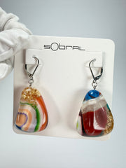 Sobral - Past Present "Gloria" Resin Earrings ( 003260 )