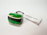 Sobral - Onda Verde "Wave" Green Resin Ring ( 005325 ) - Size UK N / US 6.5