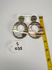 Sobral - Pop Art "Gizelle" Resin Earrings ( 000121 )