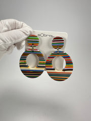 Sobral - Pop Art "Gizelle" Resin Earrings ( 000121 )