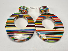 Sobral - Pop Art "Gizelle" Resin Earrings ( 000121 )