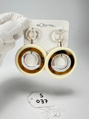 Sobral - "Modernismo Efeitos" Prada Resin Earrings ( 004892 )