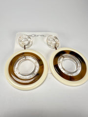 Sobral - "Modernismo Efeitos" Prada Resin Earrings ( 004892 )