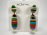 Sobral - Pop Art "Caillou" Resin Earrings ( 005427 )
