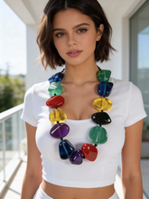 Sobral - Mix 2023 "Cusco" Resin Necklace ( 001072 )