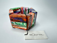 Sobral - Multi-Colour "Mery Onda" Elasticated Resin Bracelet ( 004575 )