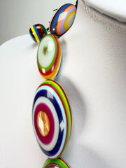 Sobral - Pop Art "Andy" Resin Necklace ( 005465 )