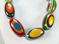 Sobral - Pop Art "Andy" Resin Necklace ( 005465 )
