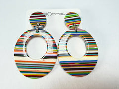 Sobral - Pop Art "Gizelle" Resin Earrings ( 000121 )