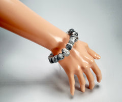 Sobral - Onda Gelo "Mini Pebbles" Studio Creation Elasticated Resin Bracelet ( 000000 )