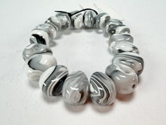 Sobral - Onda Gelo "Mini Pebbles" Studio Creation Elasticated Resin Bracelet ( 000000 )