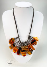 Sobral - Amber "Alta" Resin Necklace ( 005309 )