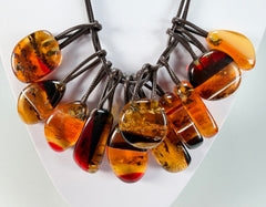 Sobral - Amber "Alta" Resin Necklace ( 005309 )