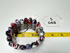 Sobral - Marianne "Small Rectangles" Elasticated Resin Bracelet ( 005367 )