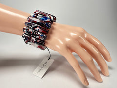 Sobral - Marianne "Small Rectangles" Elasticated Resin Bracelet ( 005367 )