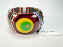 Sobral - Pop Art "PB 50" Solid Resin Bangle ( 000932 )