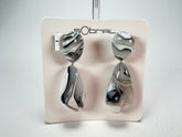 Sobral - Onda Gelo "Vague" Resin Earrings ( 005326 )