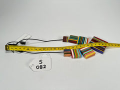 Sobral - Pop Art "Jackson" Resin Necklace ( 004295 )