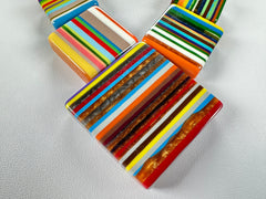 Sobral - Pop Art "Jackson" Resin Necklace ( 004295 )