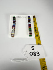 Sobral - Pop Art "Clarissa" Resin Earrings ( 002452 )