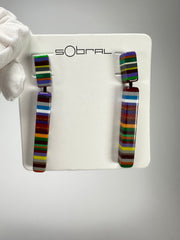 Sobral - Pop Art "Clarissa" Resin Earrings ( 002452 )