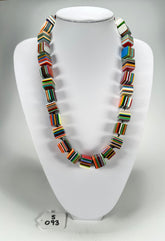 Sobral - Pop Art "Popinho" Small Cubes Resin Necklace ( 000046 )