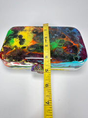 Sobral - Multi-Colour "Linda Purse" Pollock Resin Clutch Bag ( 005290 )