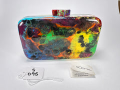 Sobral - Multi-Colour "Linda Purse" Pollock Resin Clutch Bag ( 005290 )