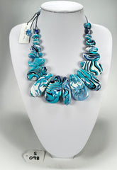 Sobral - Onda "Marou" Resin Necklace ( 005422 )