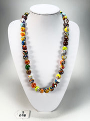 Sobral - Planets "Urano" Pollock Resin Necklace ( 005452 )