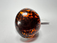 Sobral - Amber "Sintonia Efeitos" Resin Ring ( 003598 ) - Size UK R / US 8.5