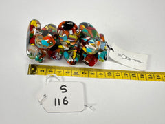 Sobral - Caillou Cristal "Onda" Elasticated Resin Bracelet ( 005329 )