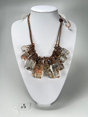 Sobral - Minas Gerais "Diamantina" Resin Necklace ( 005405 )