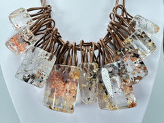 Sobral - Minas Gerais "Diamantina" Resin Necklace ( 005405 )