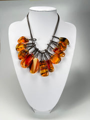 Sobral - Amber "Alta" Resin Necklace ( 005309 )