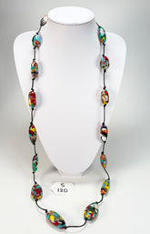 Sobral - Caillou Cristal "Reflexao" Resin Necklace ( 005423 )