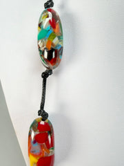Sobral - Caillou Cristal "Reflexao" Resin Necklace ( 005423 )